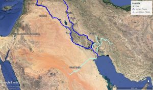 Lage des Paradieses, Variante 2